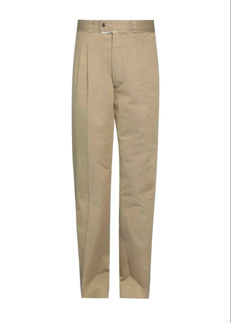 メゾンマルジェラ　ベージュ チノパン