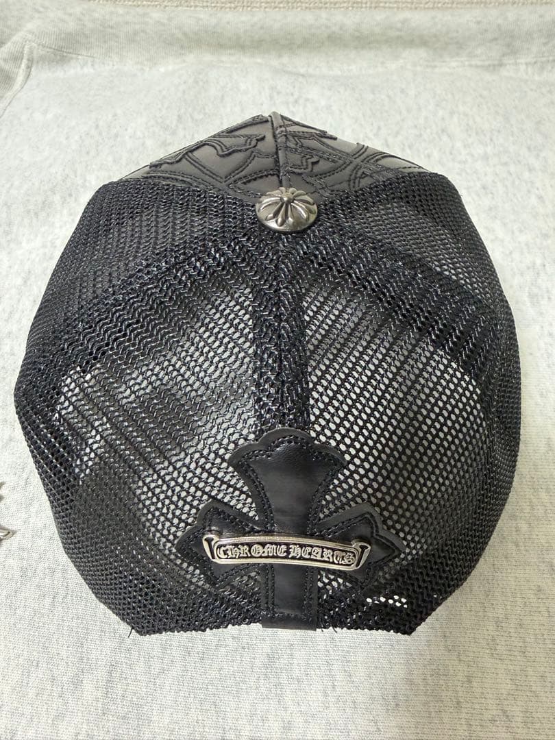 ブラックメッシュキャップ