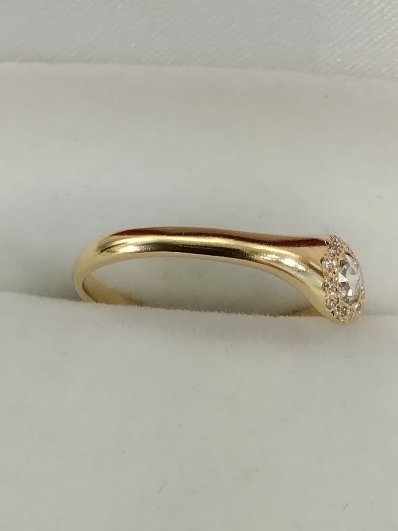 SSAvaron K18ローズカットダイヤモンドリング　　中古品