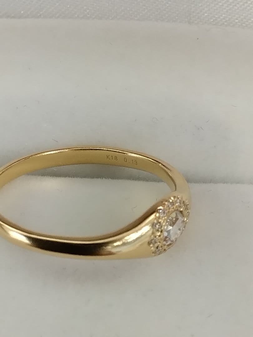SSAvaron K18ローズカットダイヤモンドリング　　中古品
