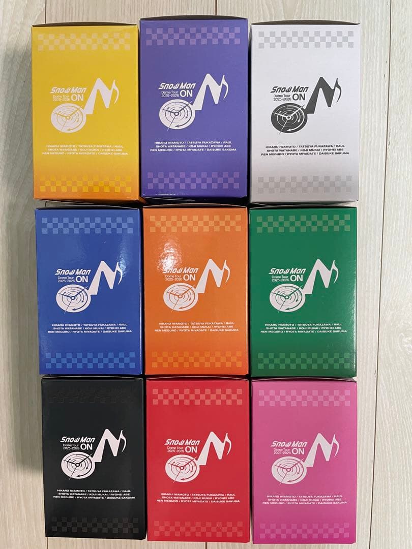 Man ドームツアー2026 ONすのチルソフビ　コンプリート 9体