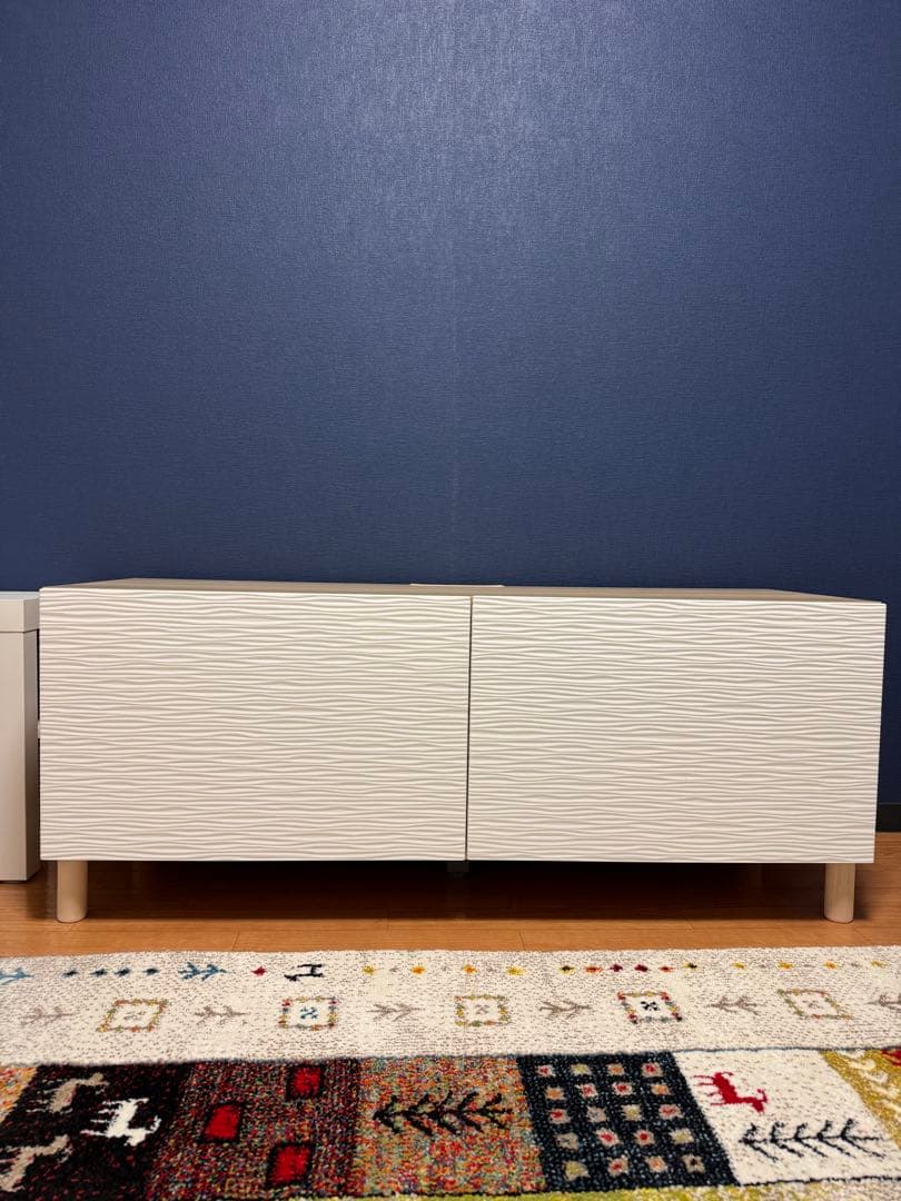 イケア　IKEA ベストー　テレビ台 引き出し付き