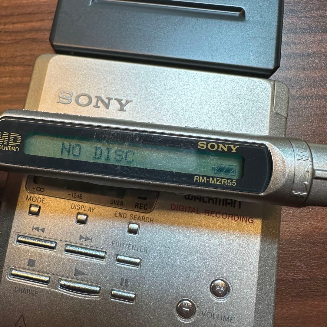 SONY MDウォークマン MZ-R55 MDプレーヤー 5527