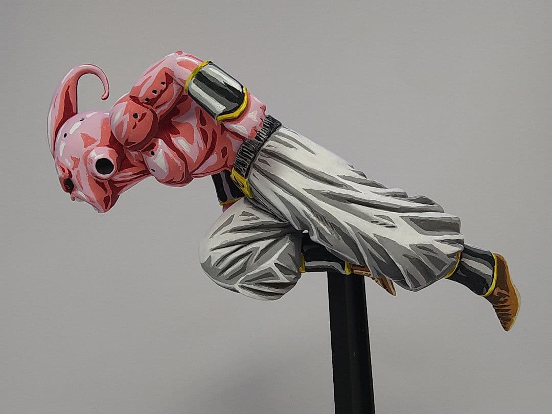 ドラゴンボール スーパーサイヤ人3悟空 魔人ブウ 原画風再塗装品 フィギュア2体