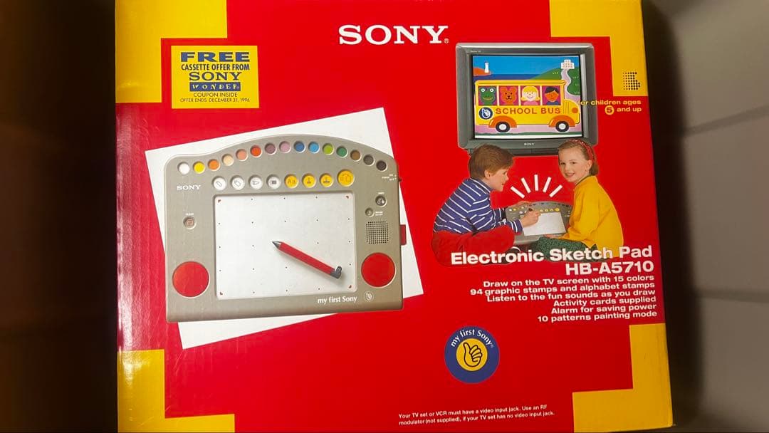 My First Sony エレクトロニック・スケッチ・パッド HB-A5710
