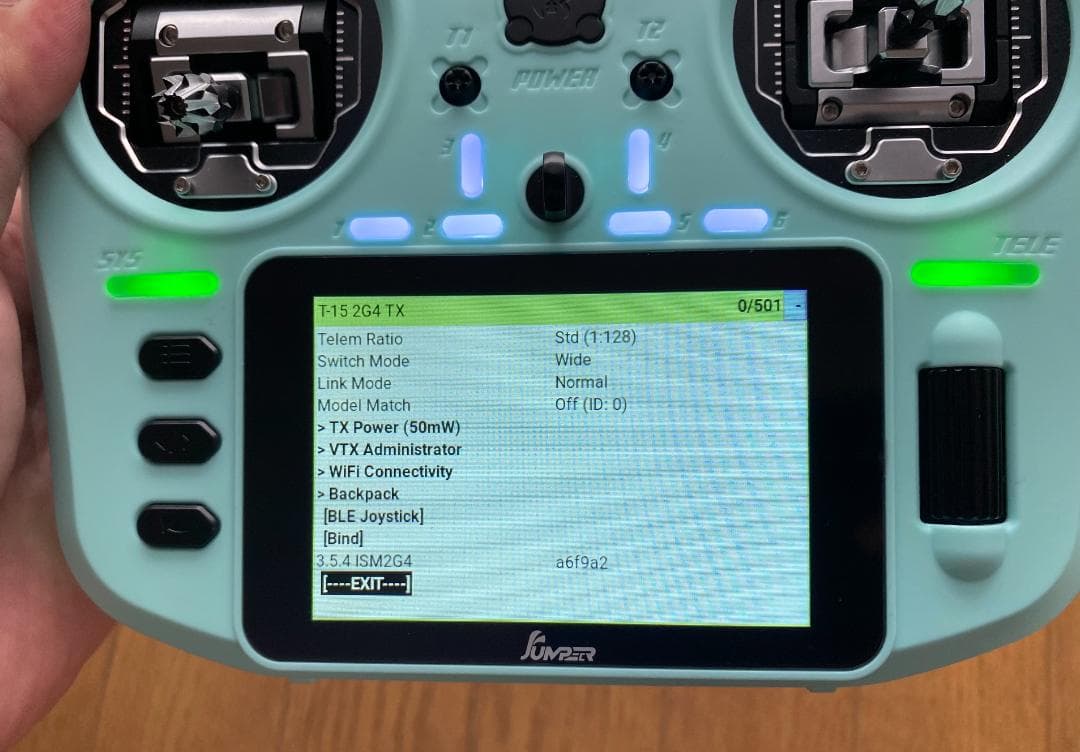 Jumper T15 ELRS CNC Hall バージョン