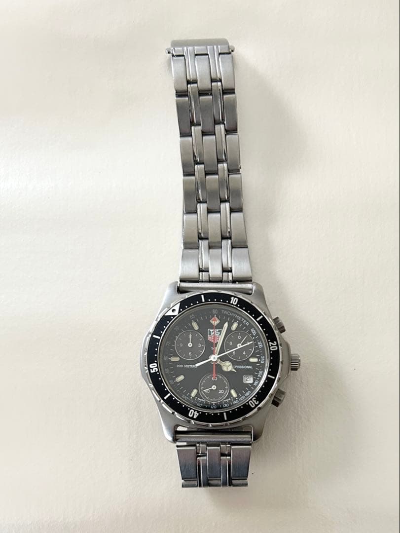 【可動品】タグ・ホイヤー クロノグラフ CE1112 ブラックダイヤル