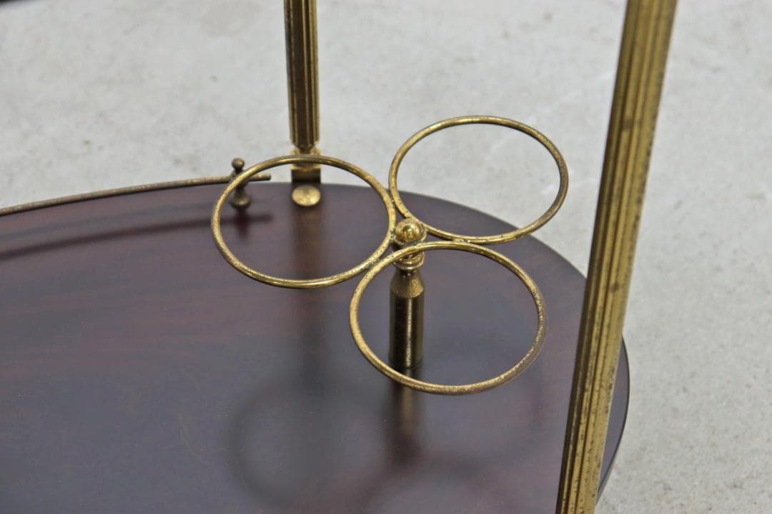 ヴィンテージ クラシカル トローリー キッチン ワゴン シェルフ キャスター