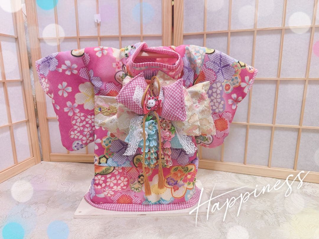 B453. pon2pan2☆犬オーダーお着物☆犬お着物