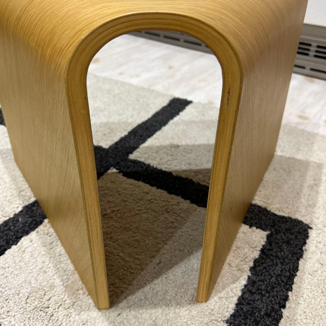 無印良品　重なるテーブルベンチ　大小　オーク材