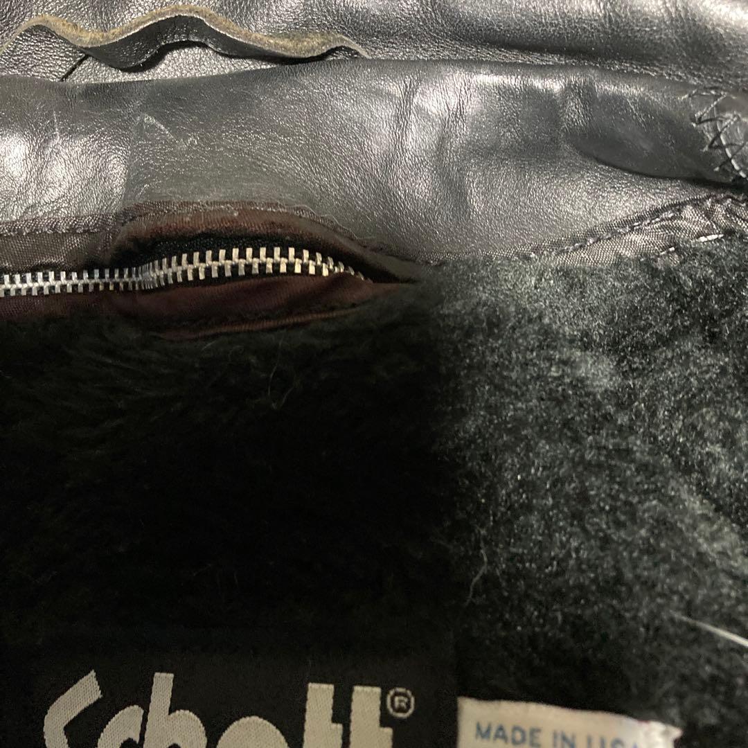 SCHOTT 牛革 641 38inc M相当、