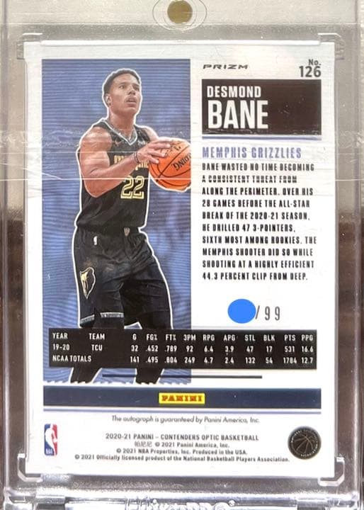 Desmond Bane RC auto /99シリ