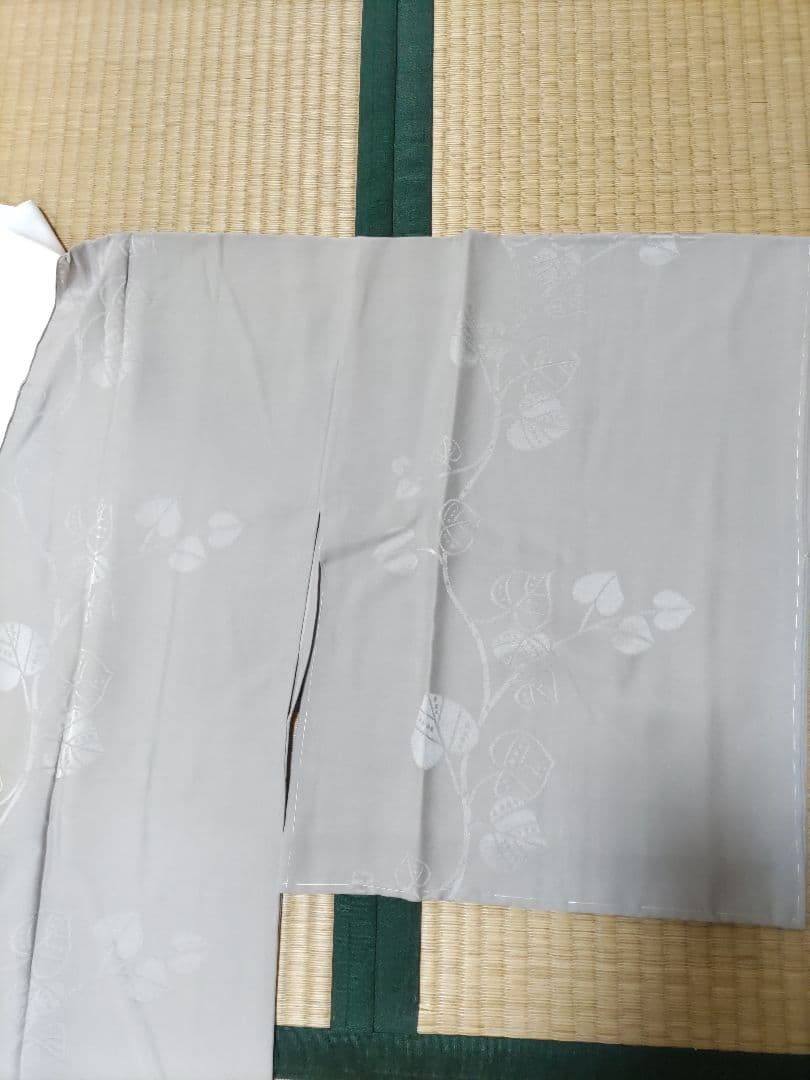 イルセ　茶系　新品未使用品　銀花仙　正絹訪問着長襦袢セット