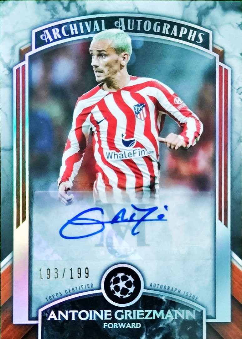 と*り様 グリーズマン　直筆サインカード　Topps Museum Collec