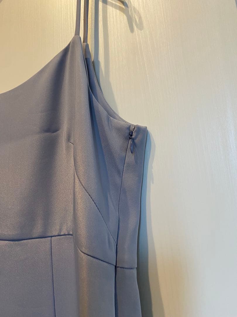 タグ付　URBANRESEARCH ブラウスレイヤードドレス FREE サックス