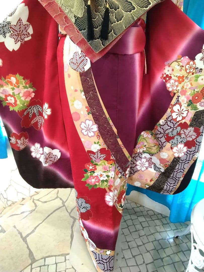 振袖フルセット、正絹振袖成人式、重ね衿帯揚げ帯締め、高級袋帯、襦袢、ガード加工