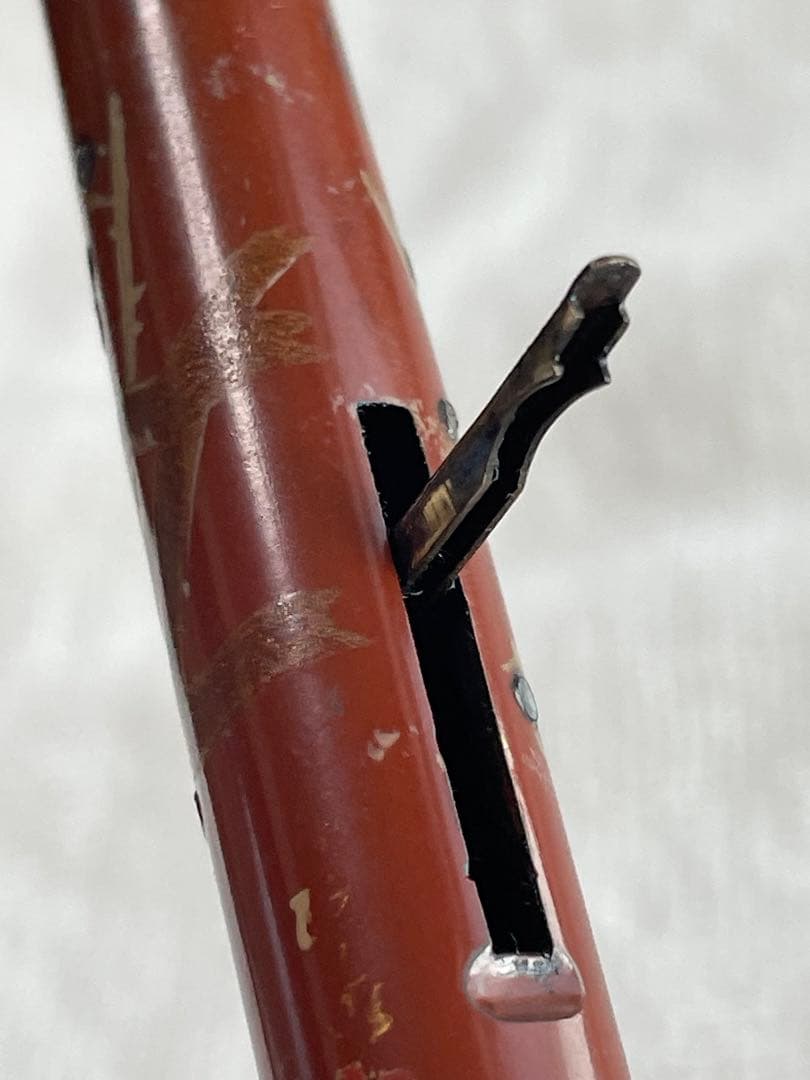 PLATINUM 蒔絵万年筆 梅と鶯　昭和レトロ