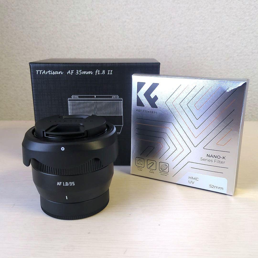 【美品】TTArtisan AF 35mm F1.8 II 保護フィルター付