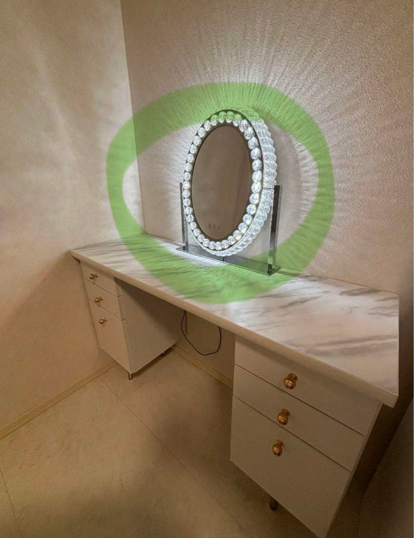 女優ミラー ハリウッドミラー ラウンド クリア