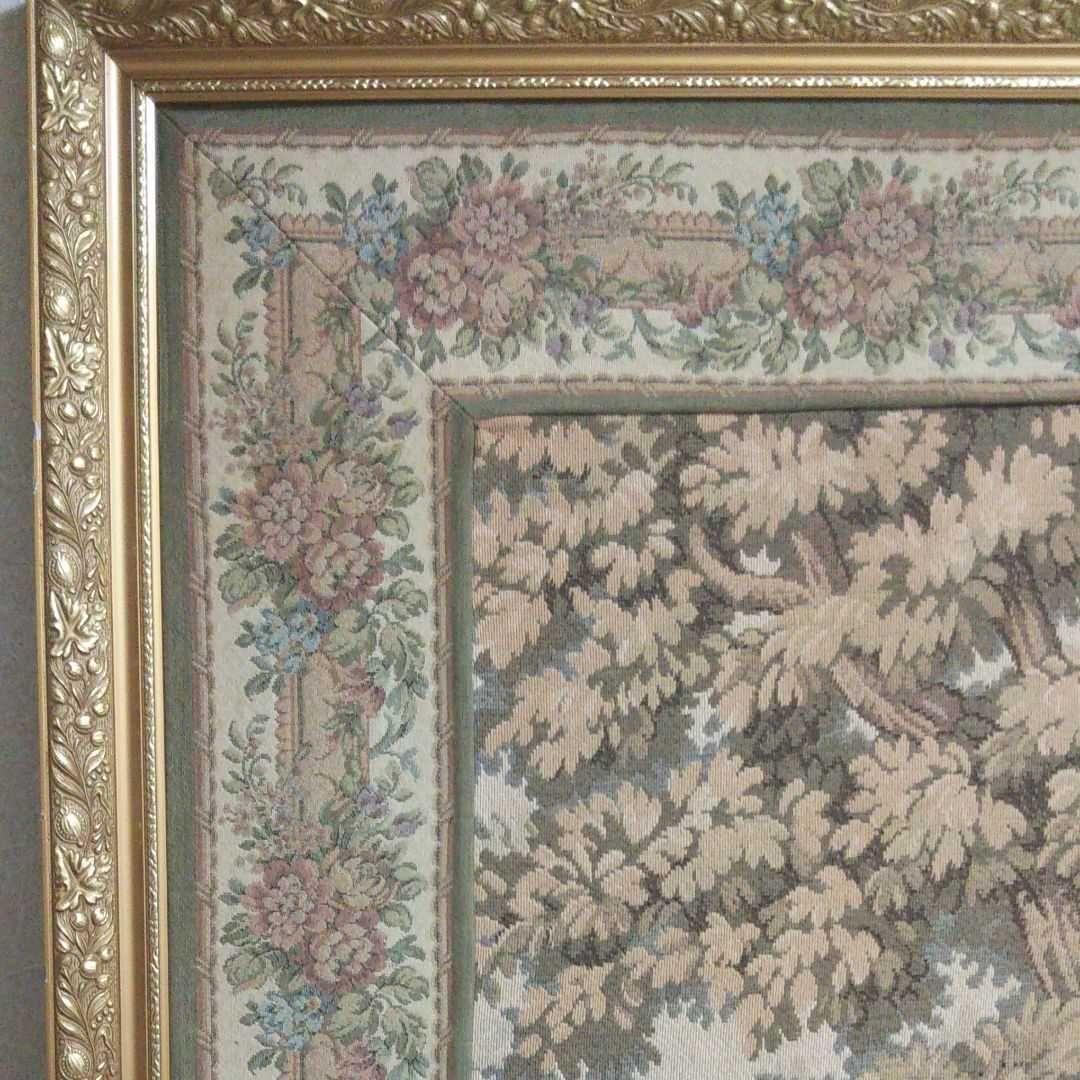 大型ゴブラン織り  絵画アンティーク 美術品
