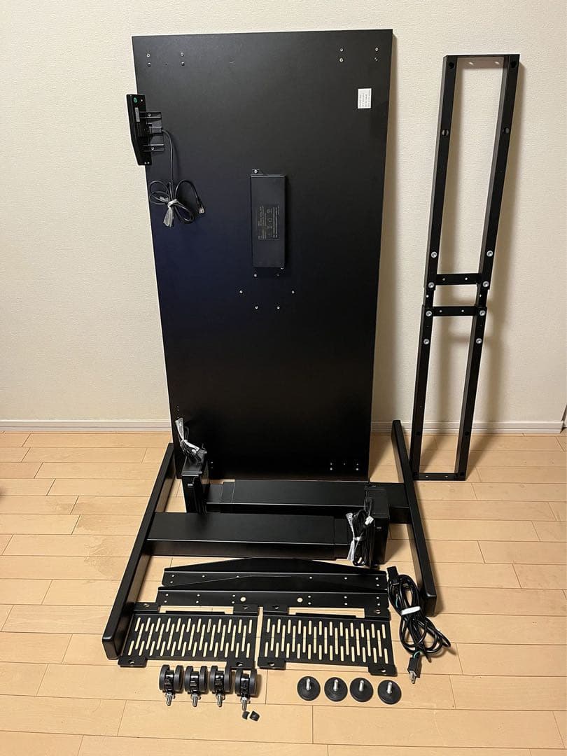 FLEXISPOT E3 電動式昇降デスク（ブラック／天板付き）