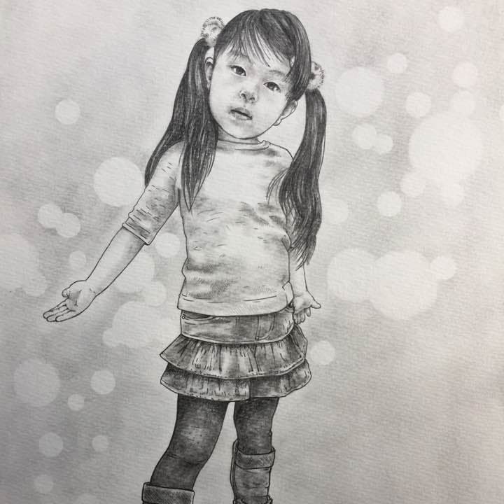 似顔絵イラストオーダー4月のご予約 満員となりました。