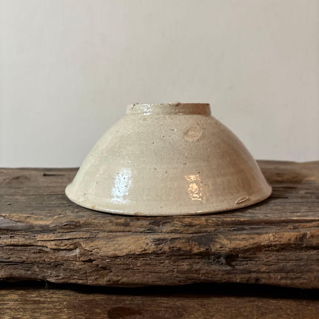 李朝　鉢　大茶碗　堅手　白磁　高麗　朝鮮古陶磁 民芸　古道具　骨董　アンティーク