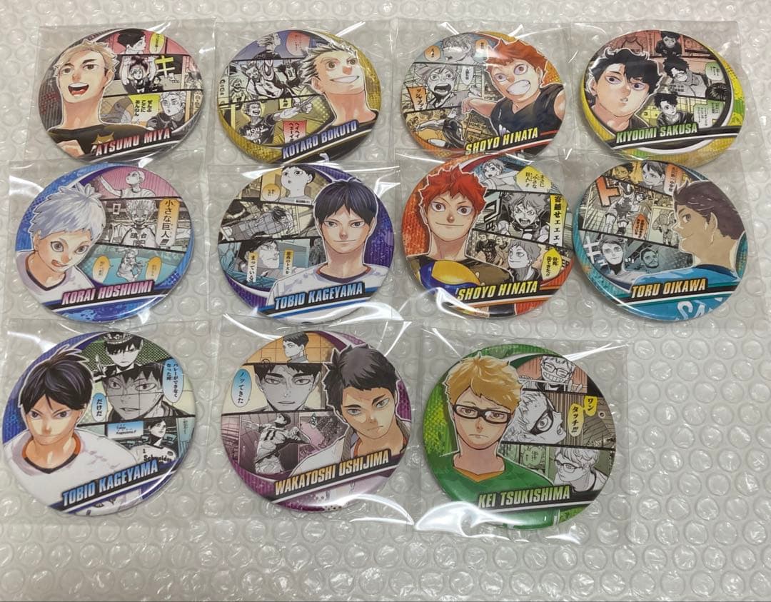 ハイキュー！！コレクション缶バッジmemories第1弾全種セットメモリーズ
