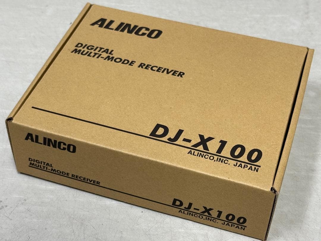 DJ-X100 デジタル・マルチモードレシーバー<受信改造済・完全未使用品！>