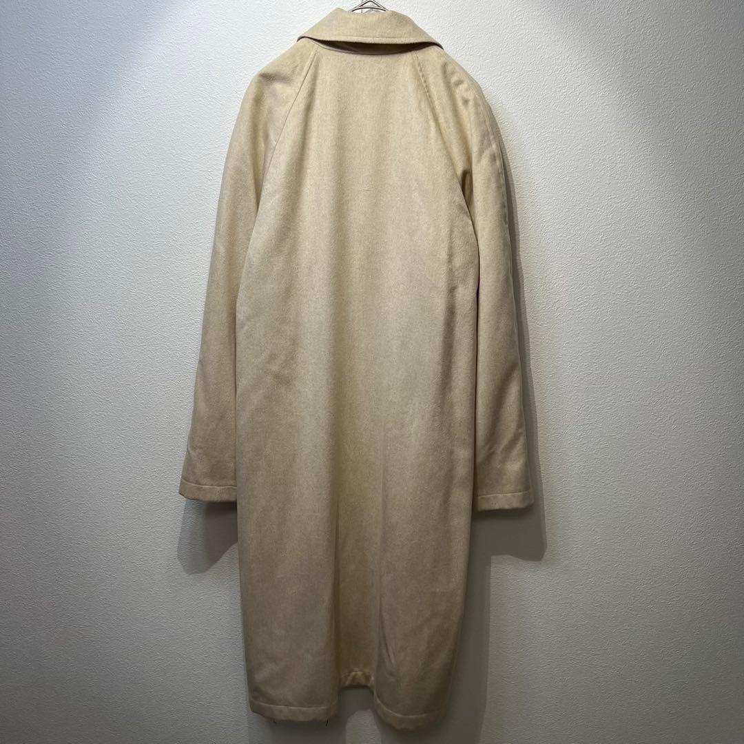 希少 JIL SANDER 上質 キャメル デザイン チェスター ロングコート