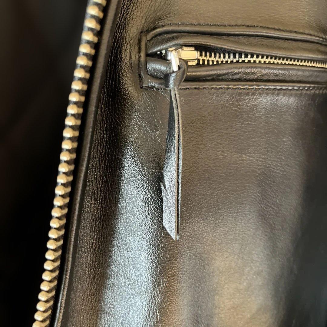 46サイズ　フリーダム　レザージャケット　キルティング