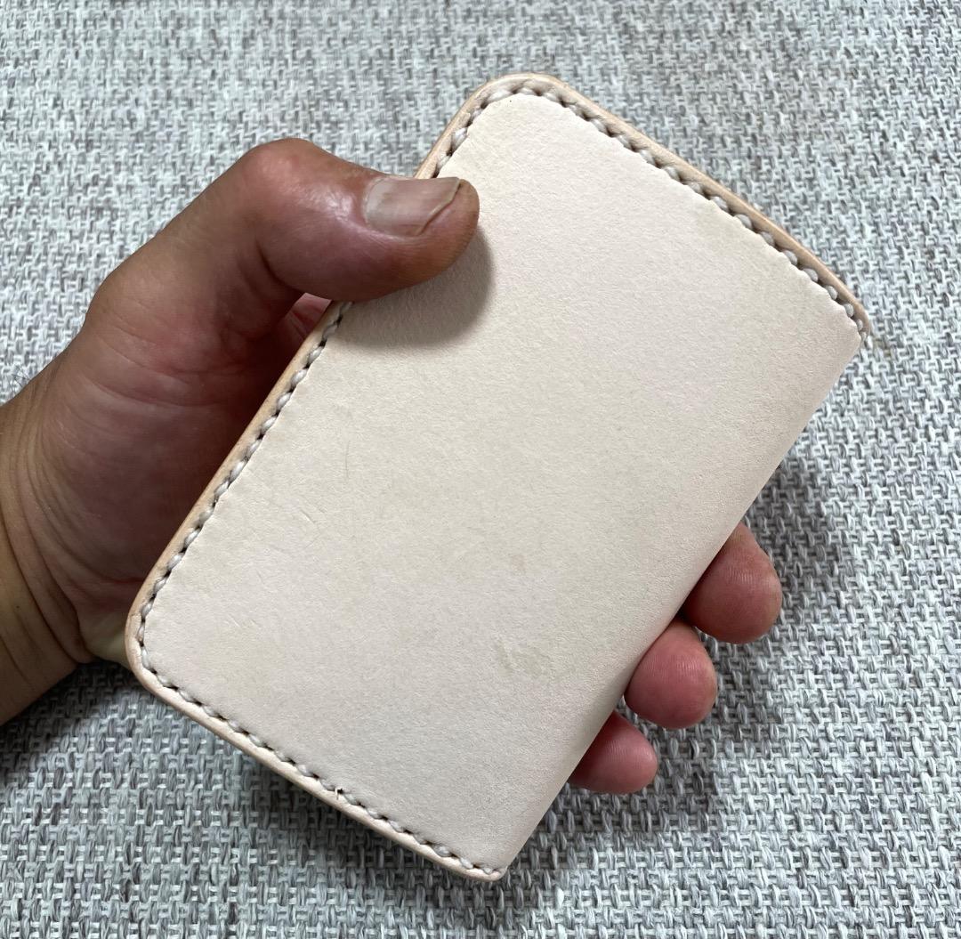 ヌメ革ハード極厚バイカーズウォーレットBOX