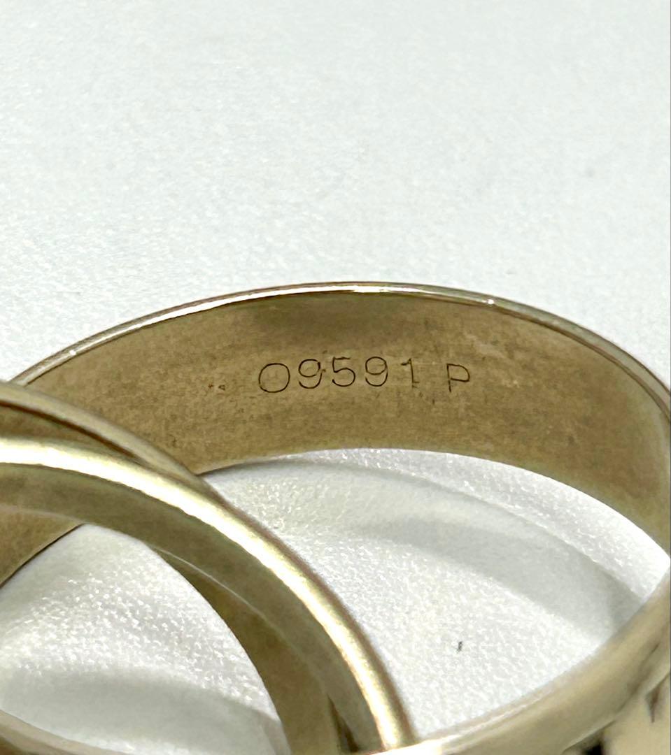 カルティエ トリニティリング ♯56 1998年 クリスマス ゴールド 750