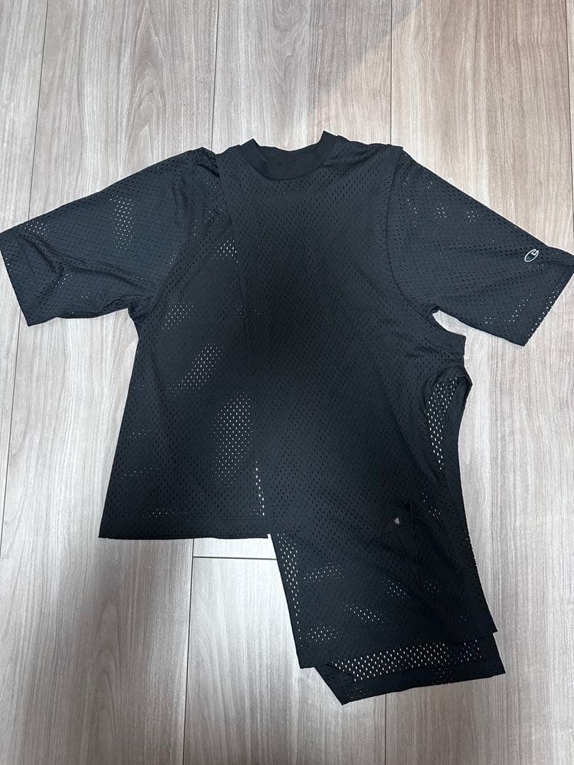 リックオウエンス チャンピオン RICK OWENS メッシュTシャツ
