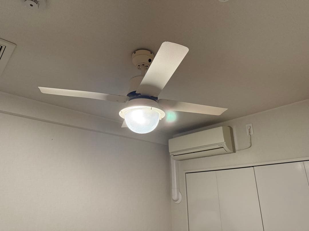 ハモサ製シーリングファンライト　ヴェニス　vintage風　ホワイト