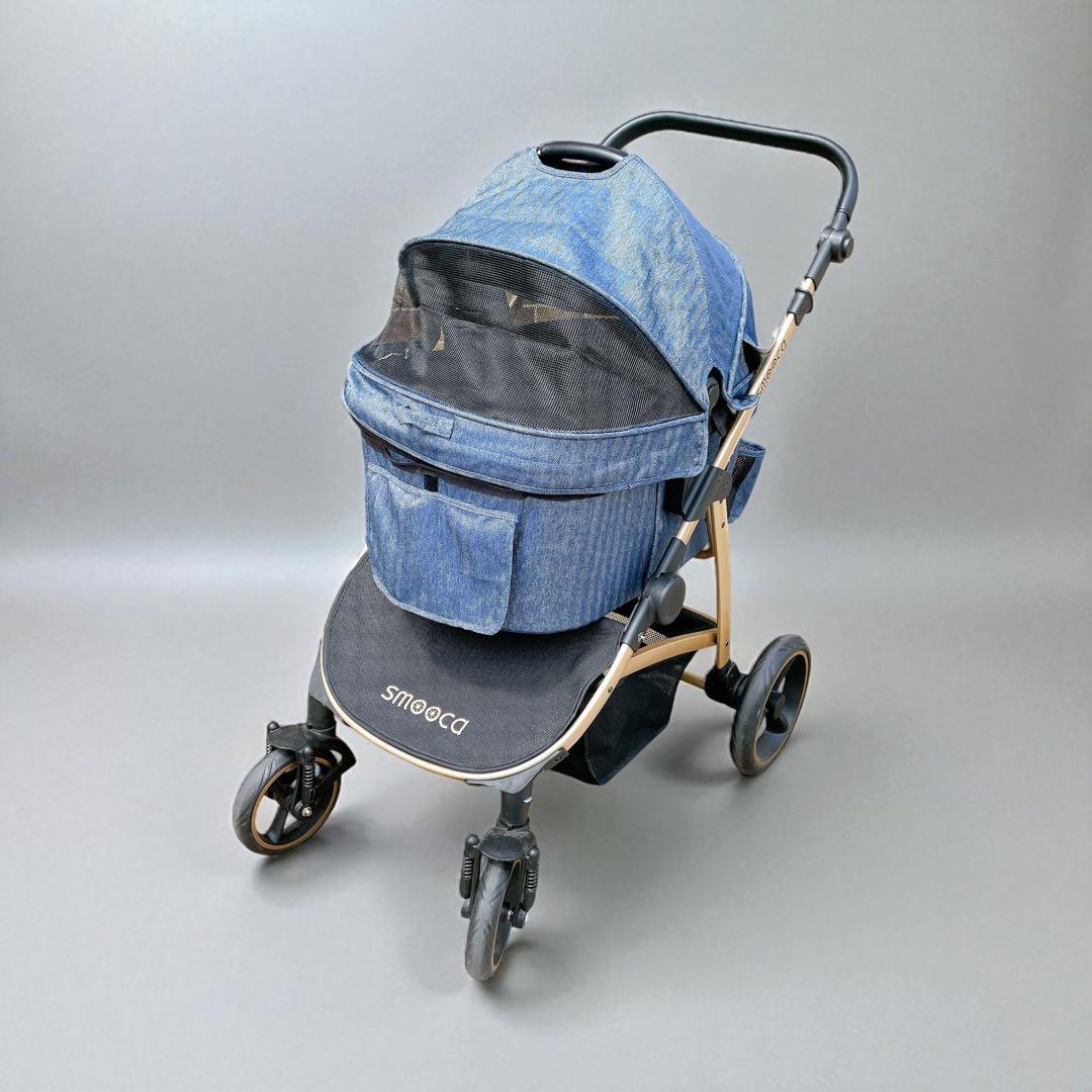 ペットパラダイス smooca プレミアム ペットカート エアバギー 3way