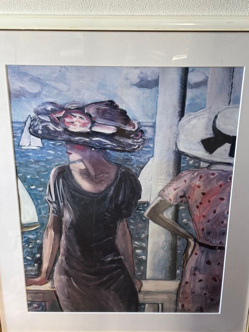 絵画 アートポスター　カシニョール作 「EN NOR」 額装品