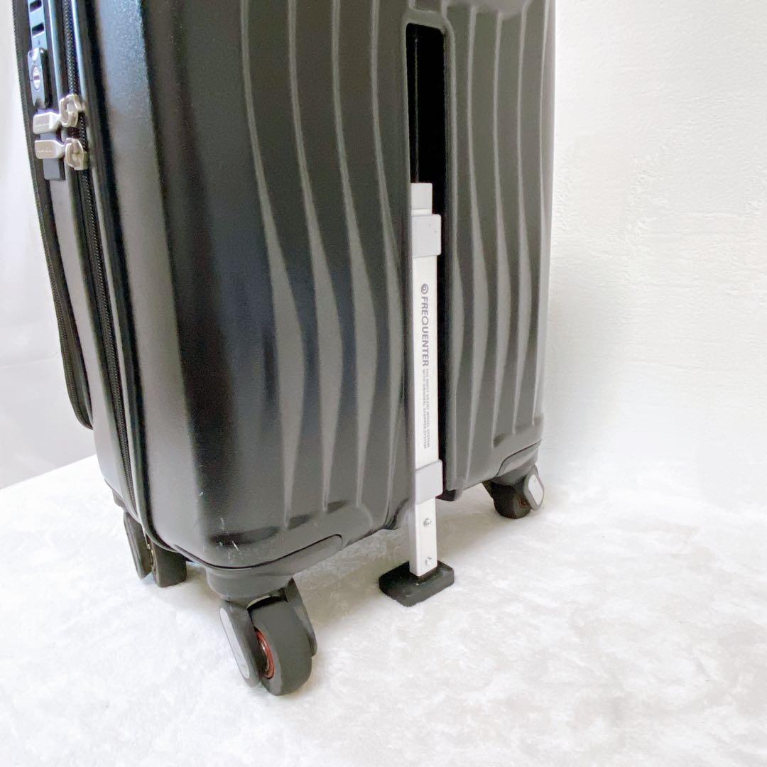 FREQUENTER　4輪キャリーケース　CLAM　23L　静音　機内持込　黒