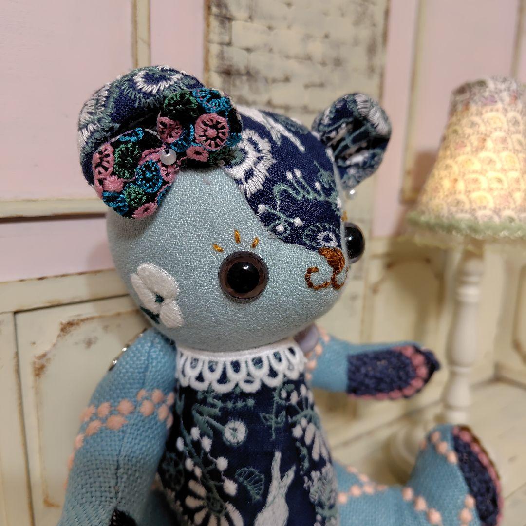 ミナペルホネン＊ハンドメイド＊ぬいぐるみ＊テディベア＊78