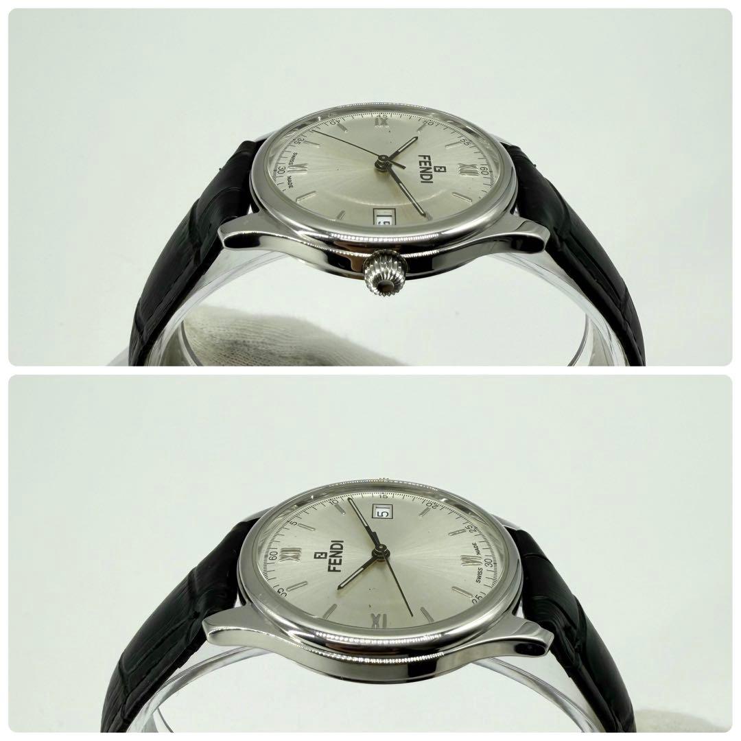 【稼働/新品ベルト/箱付】フェンディ 腕時計 210G デイト オロロジ メンズ