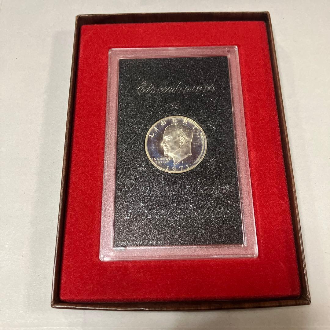 アメリカ　アイゼンハワー 1ドル　古銭　200周年　銀貨　slv400