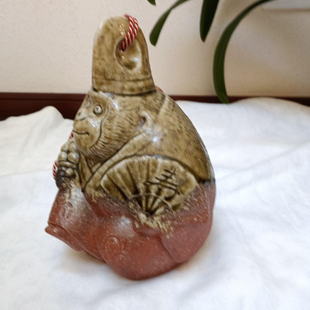 陶器製 猿の形の容器