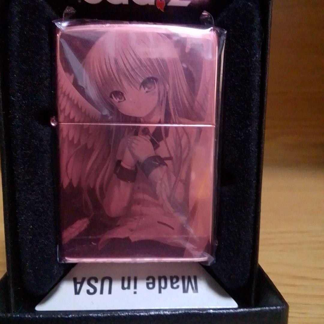 Angel Beats! ピンクレーザー彫刻ZIPPO「天使」 限定50　未使用