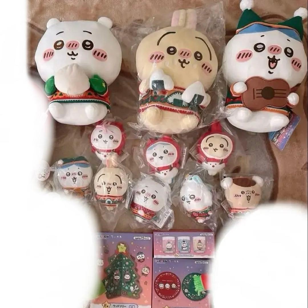 ちいかわ　くじ　クリスマス　ぬいぐるみ　オーナメント　エニマイ くじ　まとめ売り