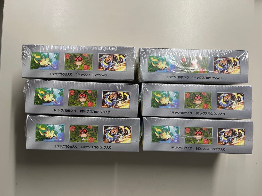 ポケモンカード テラスタルフェスex 6BOX シュリンク付き