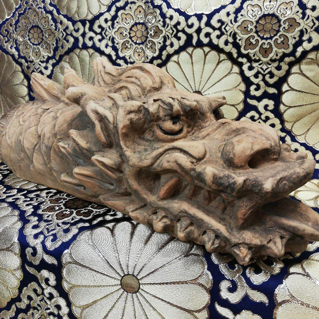 江戸時代極稀少レア博物館級超絶技巧古寺仏教美術龍之口手練陶器時代物コレクション