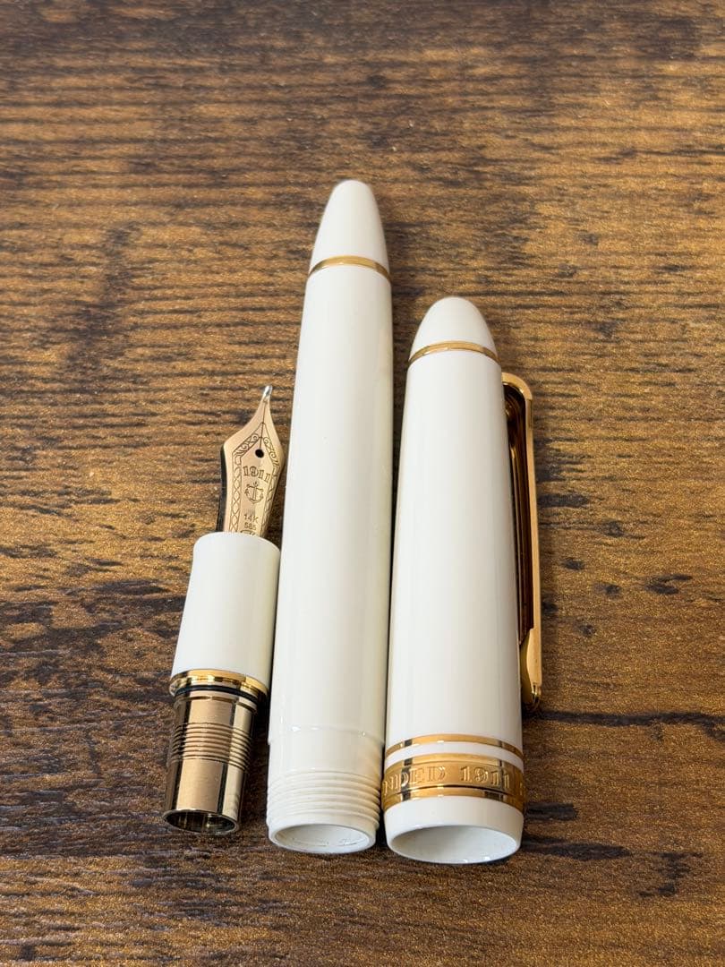 新品未使用　長刀　アイボリー　ふでDEまんねん　NAG セーラー　万年筆