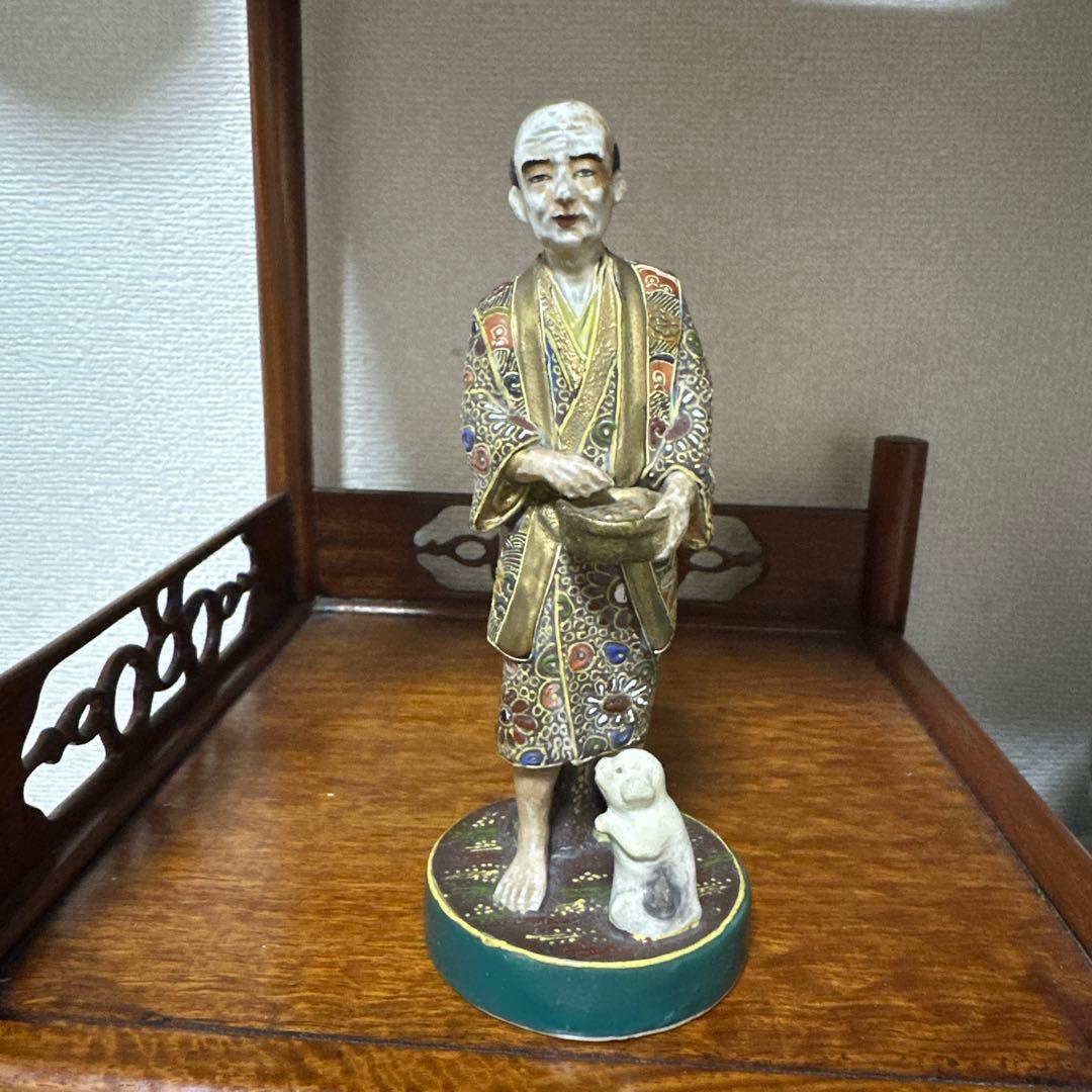 九谷焼　古九谷　色絵人形　時代物