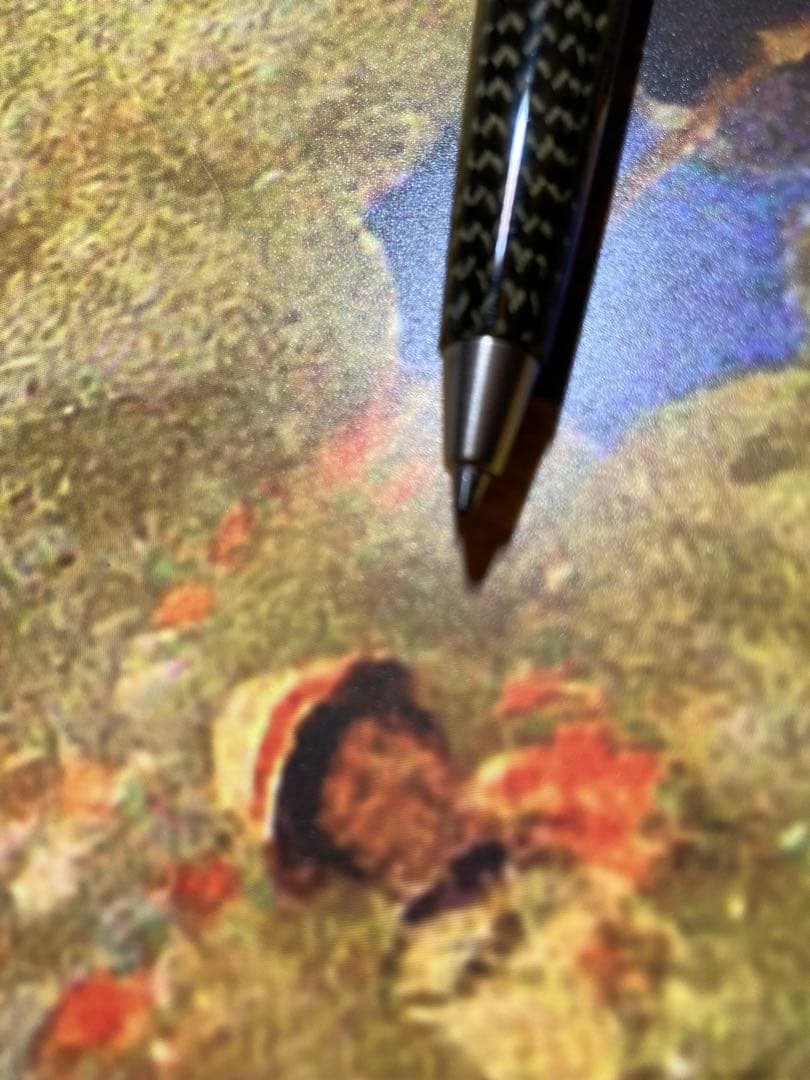 ダンヒル　ボールペン　カーボンファイバー　ブラッシュトパラジウムAD2000