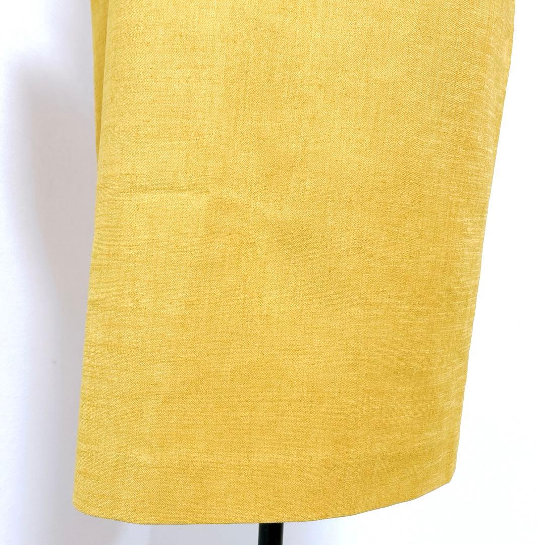 【新品タグ付】manielle ペプラムフリルスカート ゴールド【adk001】